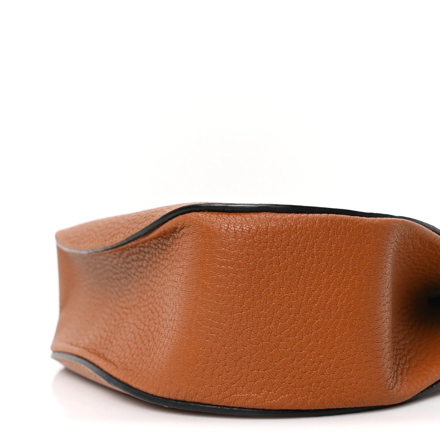 Grained Lambskin Mini Drew Shoulder Bag Caramel
