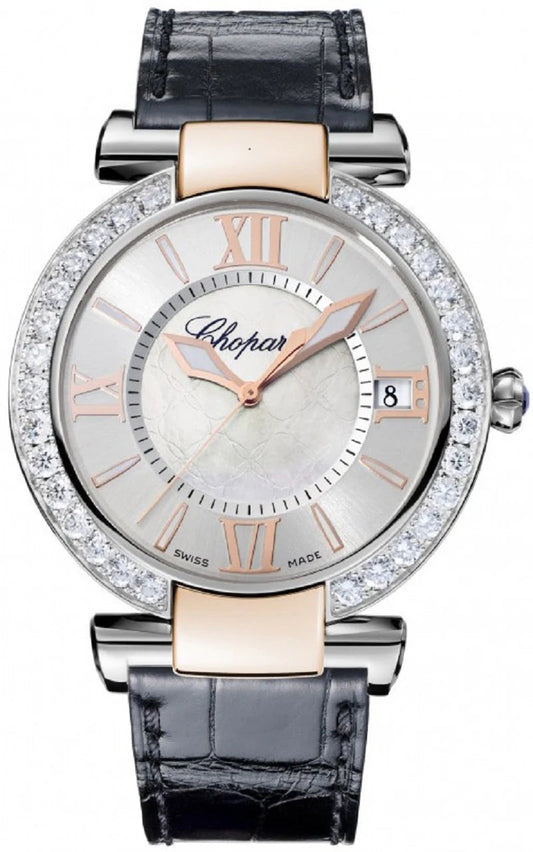 Unworn  Imperiale Automatic, Stainless Steel, 18K Rose Gold and Diamonds, 40Mm, Ref# 388531-6003, Box and Papers