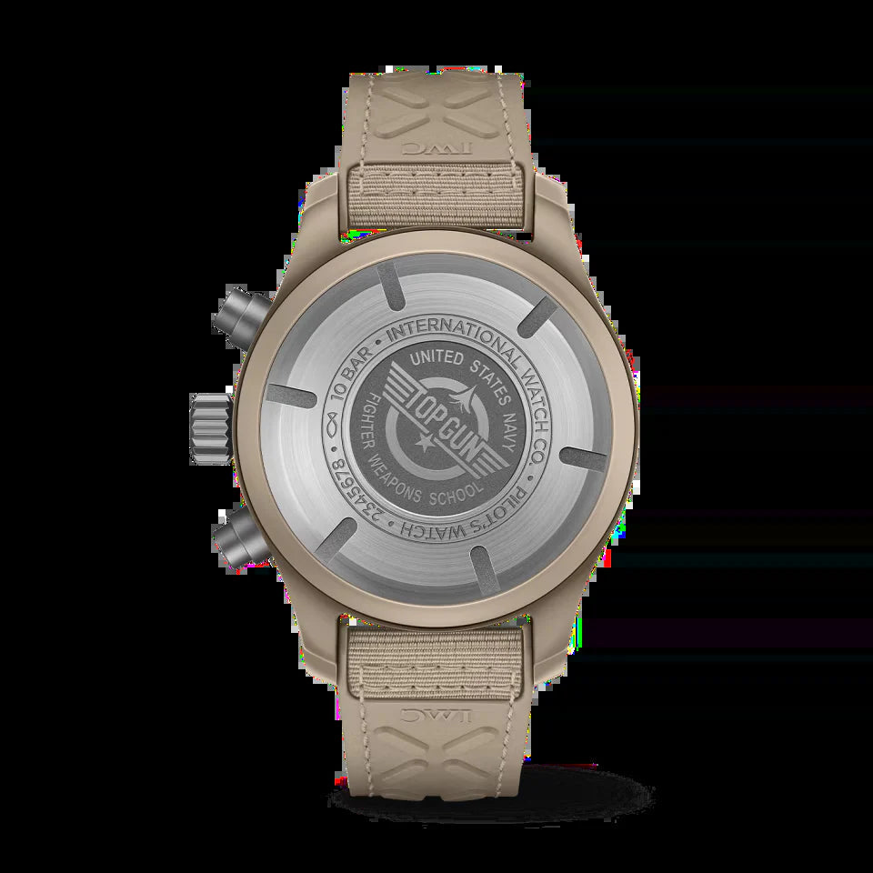 Unworn  Pilot’S Watch Chronograph 41 TOP GUN Mojave Desert, Ceramic, Titanium, 41.9Mm, Ref# IW389402, Box and Papers