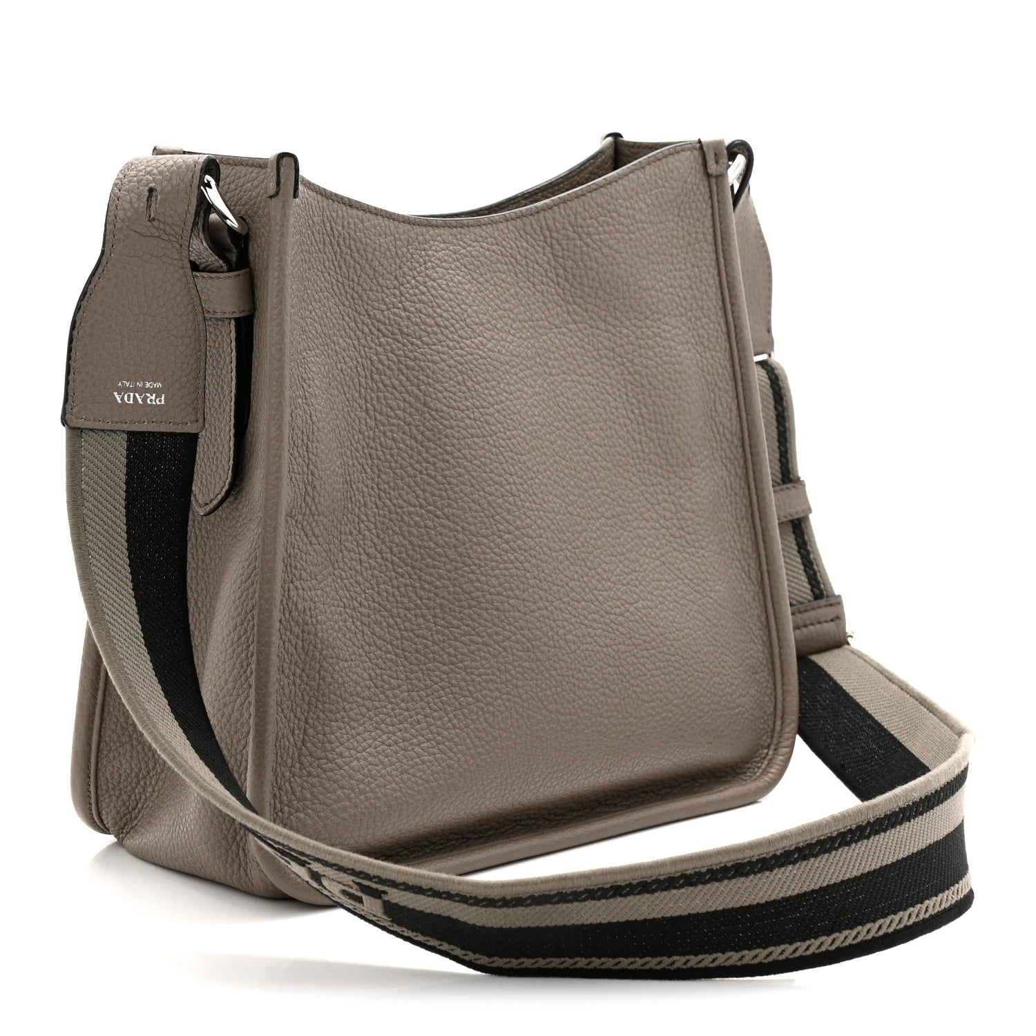 Vitello Daino Soft Hobo Messenger Bag Argilla