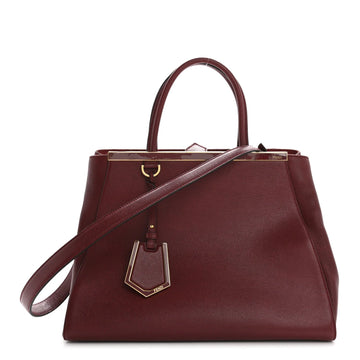 Vitello Elite Regular 2Jours Tote Rosso Scuro Ciliegia