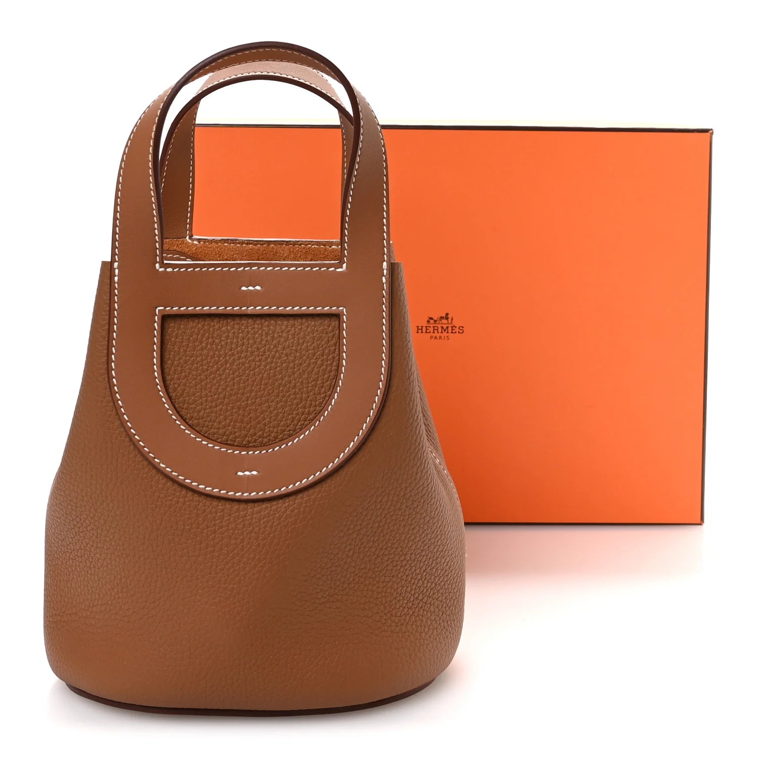 Taurillon Clemence Swift In-The-Loop 18 Bag Gold