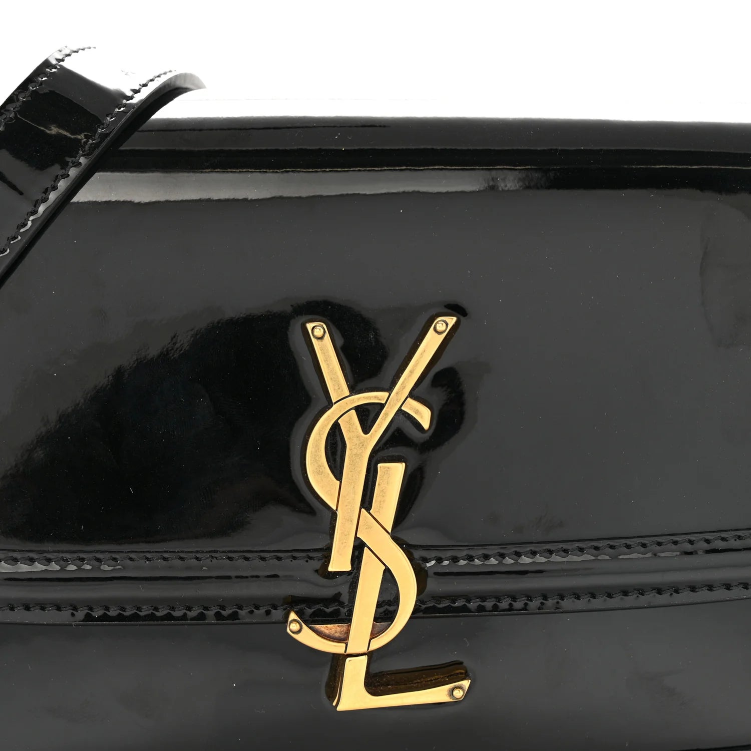 Vernice Diamond Small Solferino Satchel Black