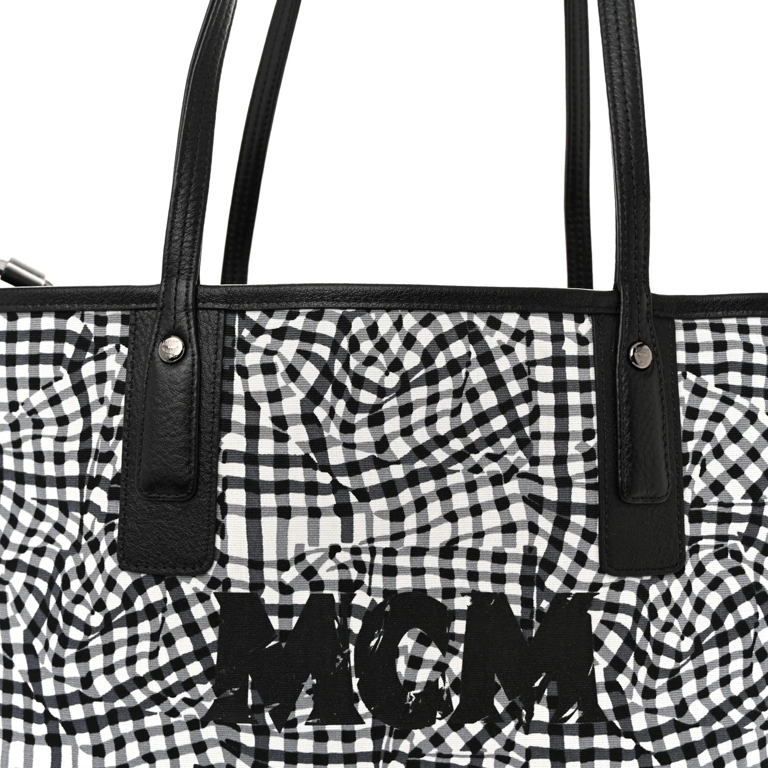 Visetos Medium Liz Reversible Shopper Tote Black