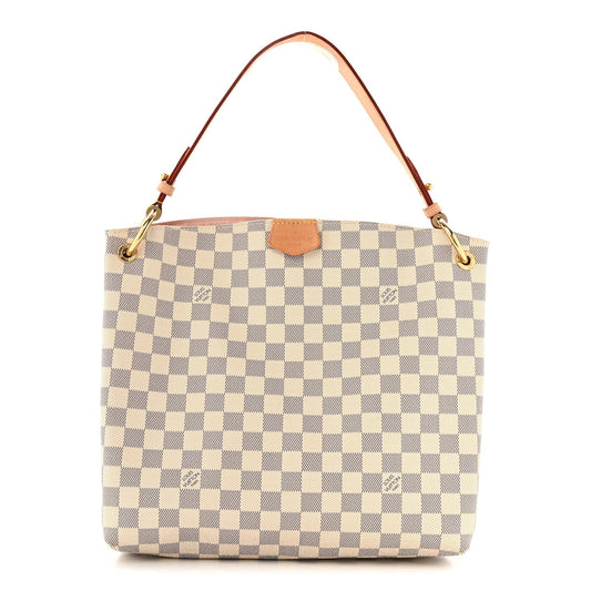 Damier Azur Graceful PM Rose Ballerine