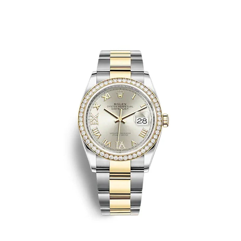Datejust 36 Oystersteel and Yellow Gold Ref# 126283RBR-0018