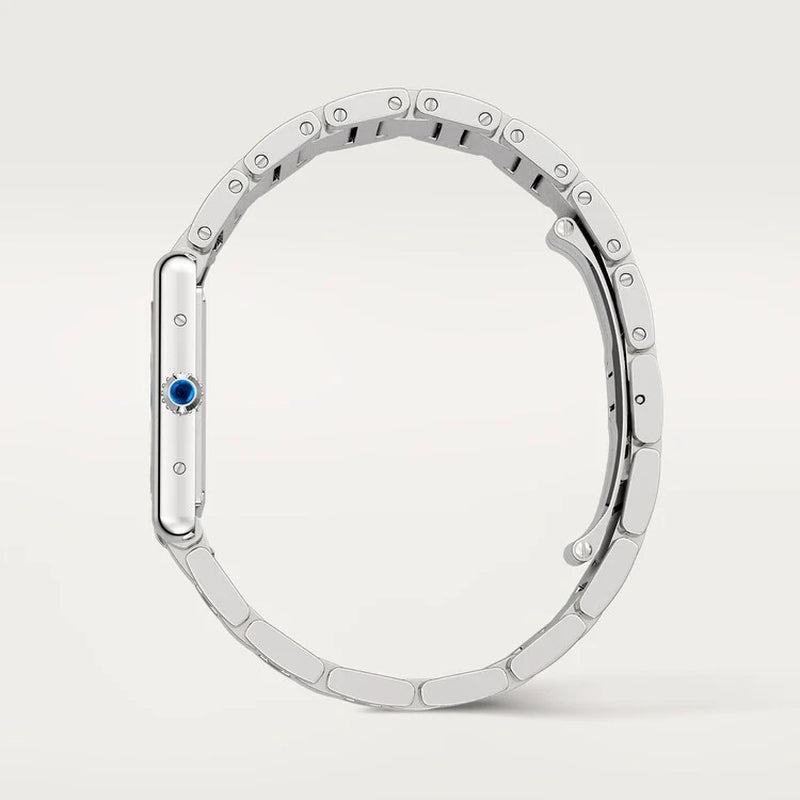 Unworn  Tank Must De , Large Stainless Steel, 33.7Mm X 25.5Mm, Ref# WSTA0052, Box and Papers