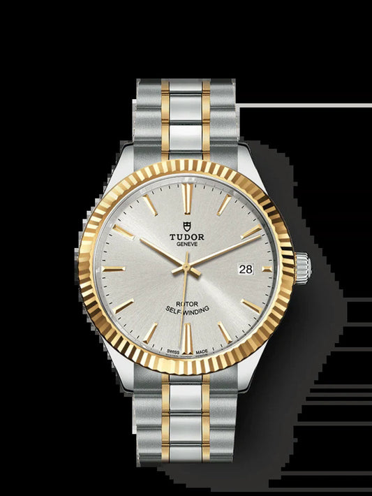 Style, Stainless Steel and Yellow Gold, 38Mm, Ref# M12513-0003