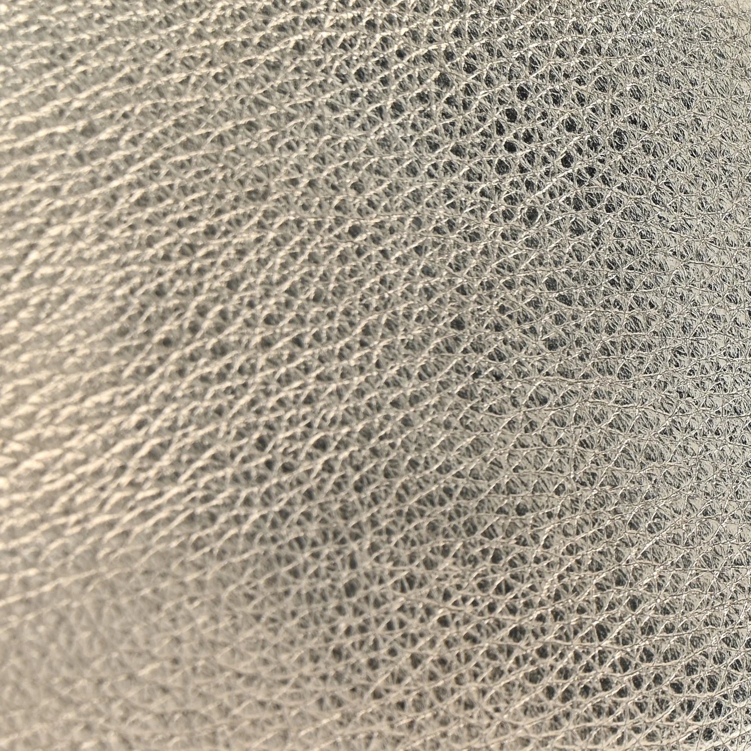 Metallic Vitello Daino Pushlock Shoulder Bag Peltro