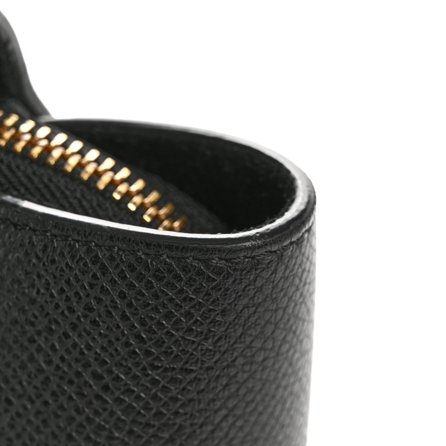 Grained Calfskin Nano Belt Bag Black