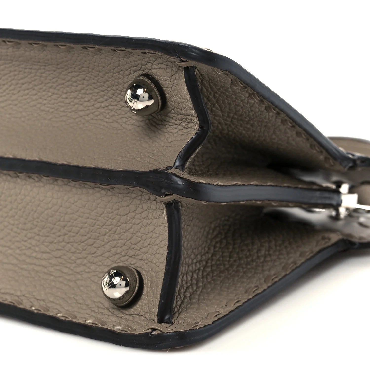 Cuoio Romano Selleria Mini Peekaboo I SEE U Iconic Satchel Fettuccia