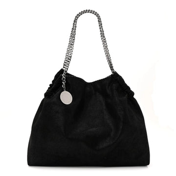 Shaggy Deer Falabella Drawstring Tote Black