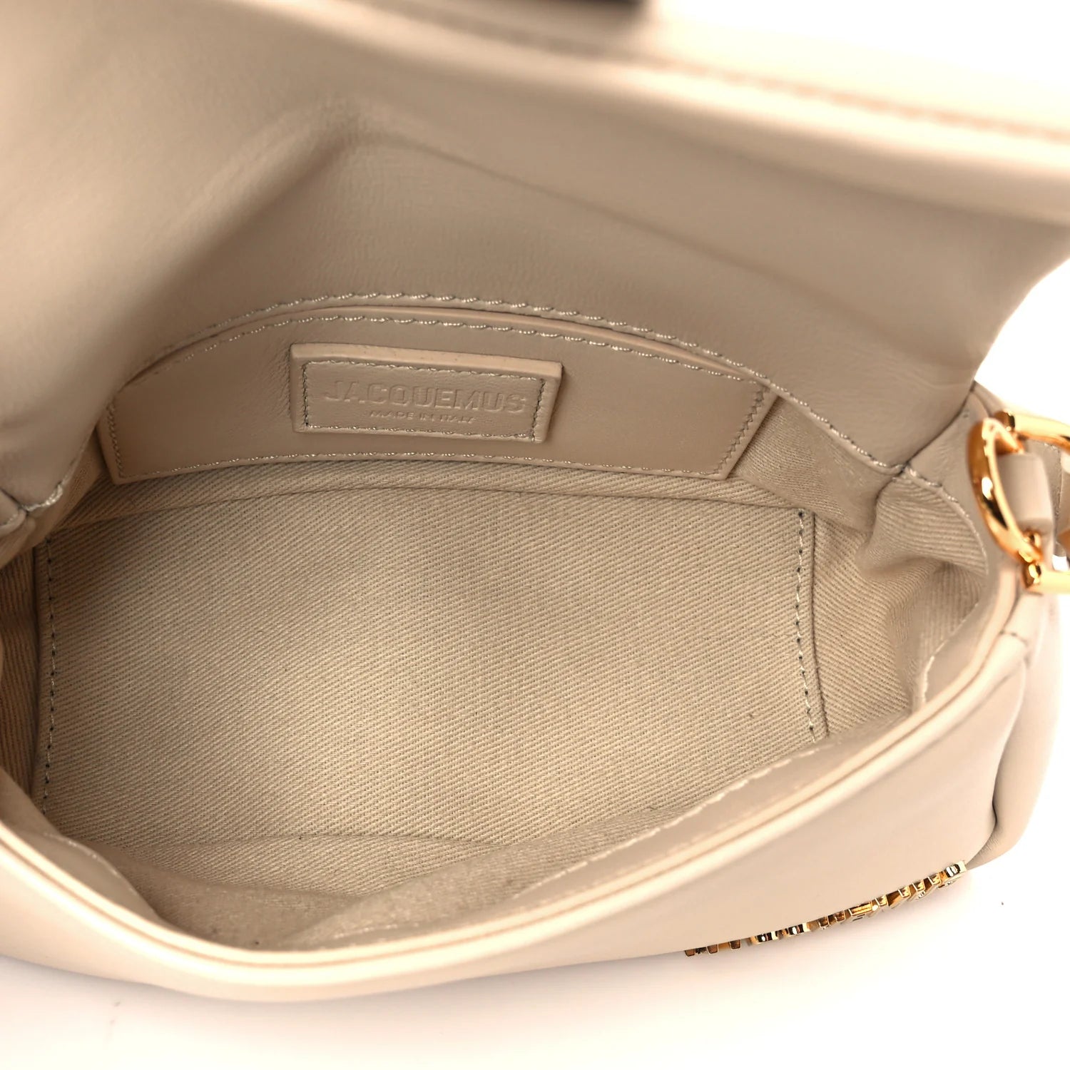 Padded Lambskin Le Petit Bambimou Light Beige