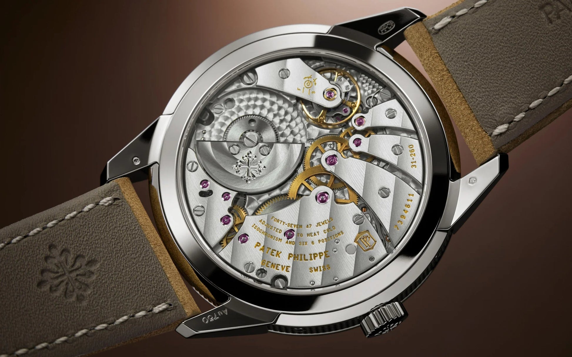 Complication, 18K White Gold, Annual Calendar Travel Time 41Mm, Ref# 5326G-001