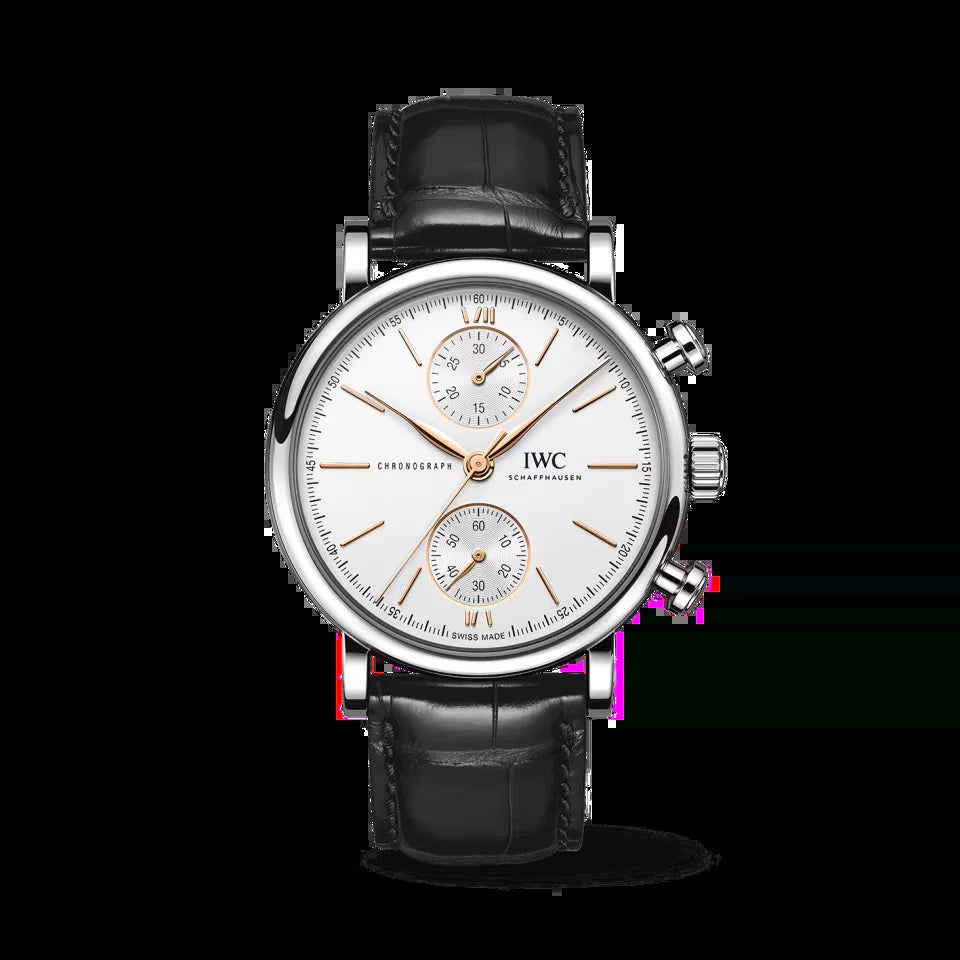 Unworn  Portofino Chronograph 39, Stainless Steel, 39Mm, Ref# IW391406, Box and Papers