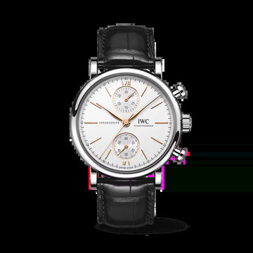 Unworn  Portofino Chronograph 39, Stainless Steel, 39Mm, Ref# IW391406, Box and Papers