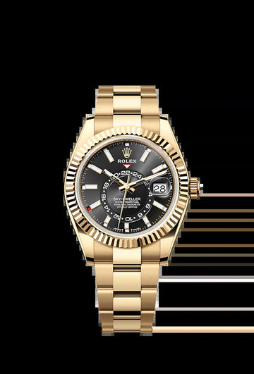Sky-Dweller, 42Mm, 18K Yellow Gold, Ref# 336938-0002