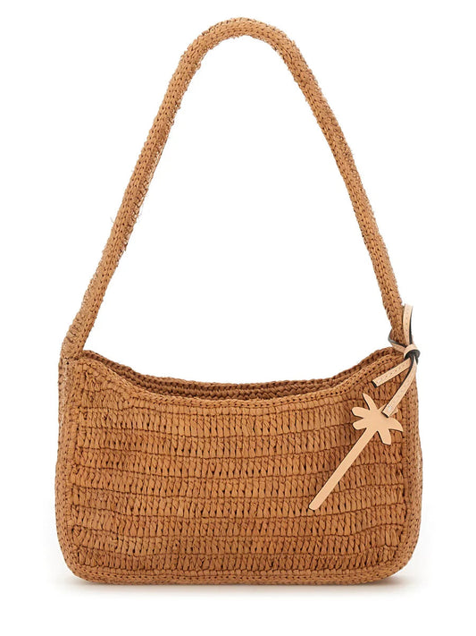 RAFFIA SHOULDER BAG