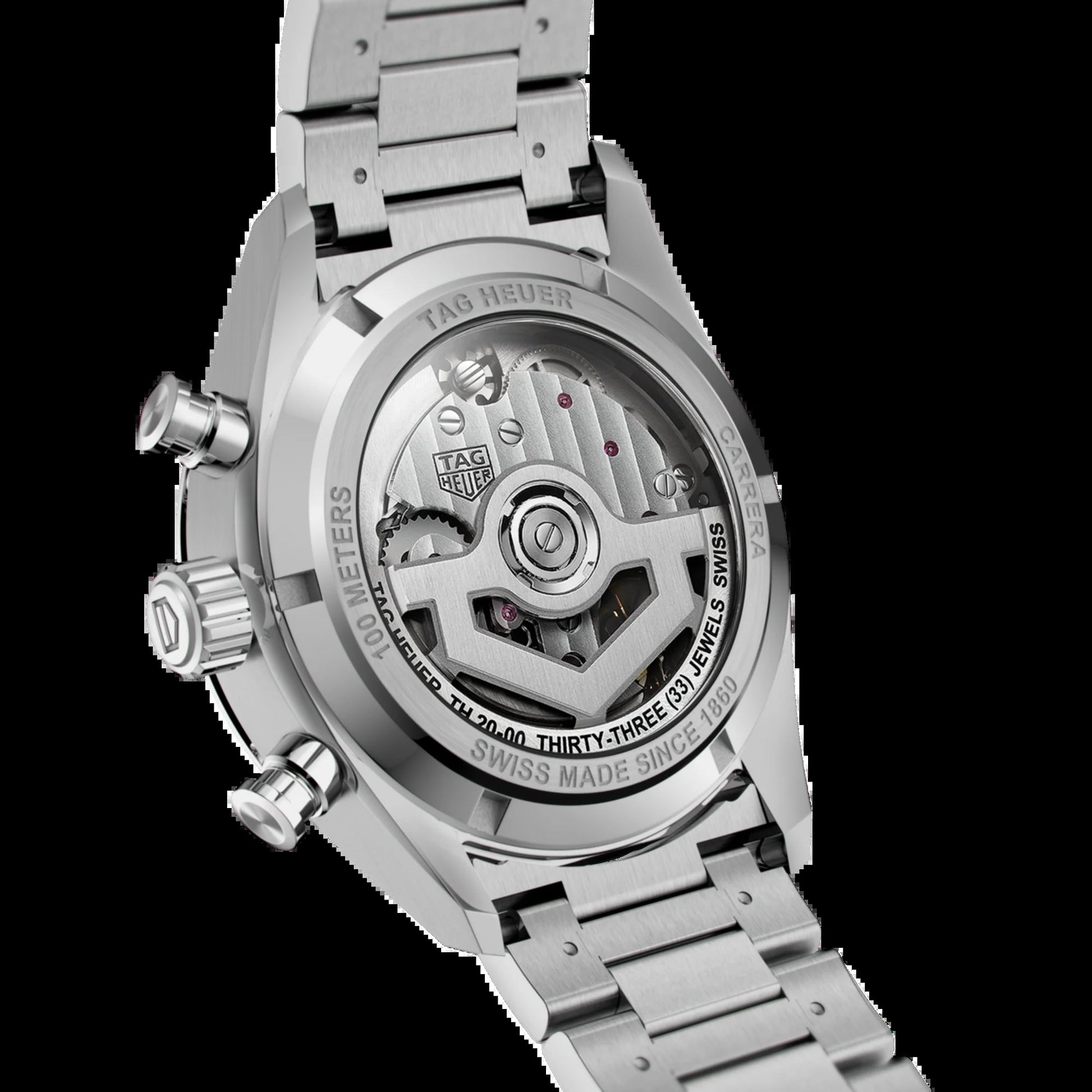 Unworn  Carrera Chronograph, Stainless Steel, 42Mm, Ref# CBN2011.BA0642, Box & Papers