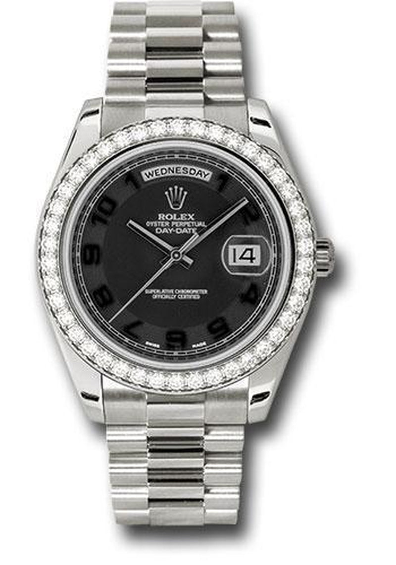 Rolex Oyster Perpetual Day-Date II President 218349 Bkcap