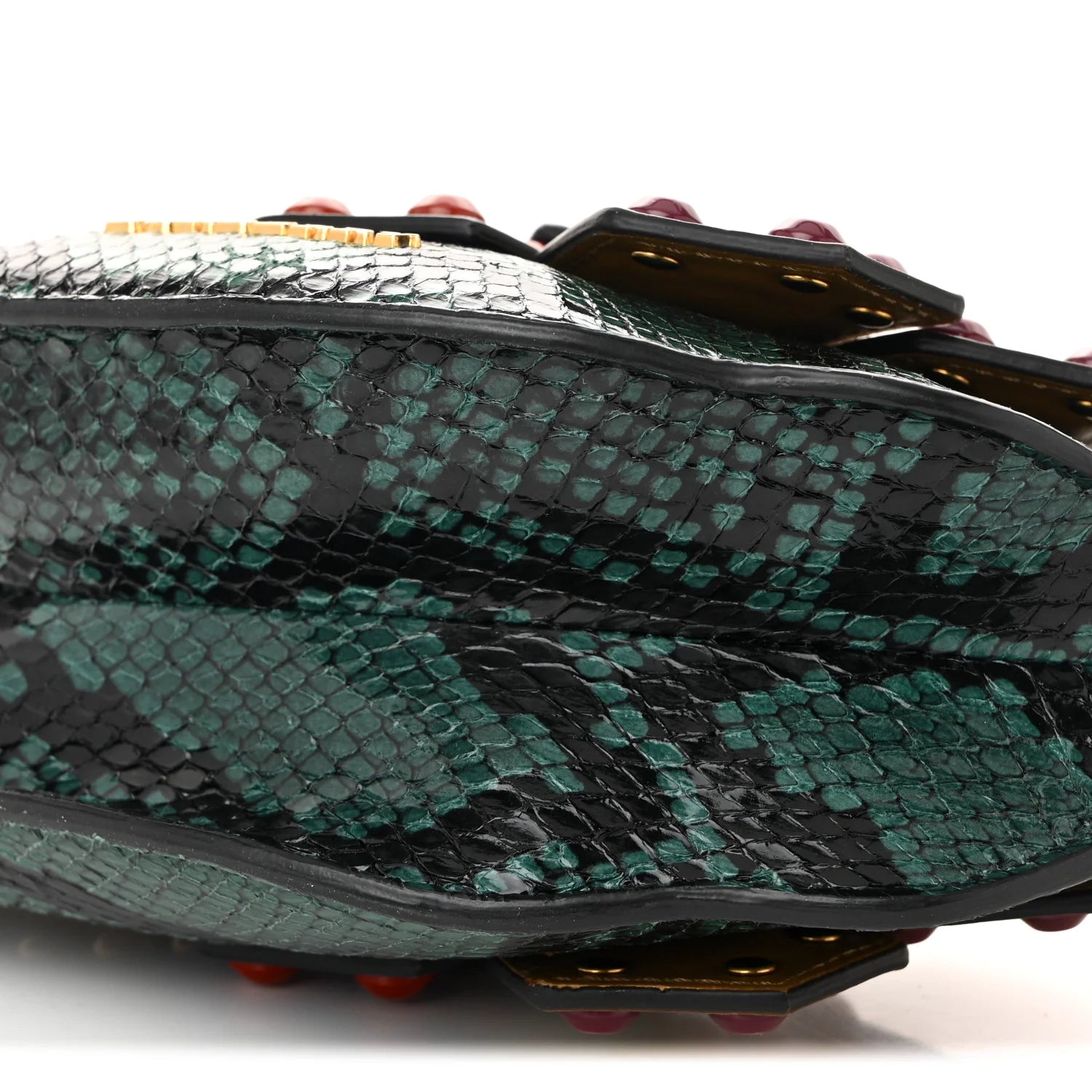 Snakeskin the Falcon Crossbody Bag Teal