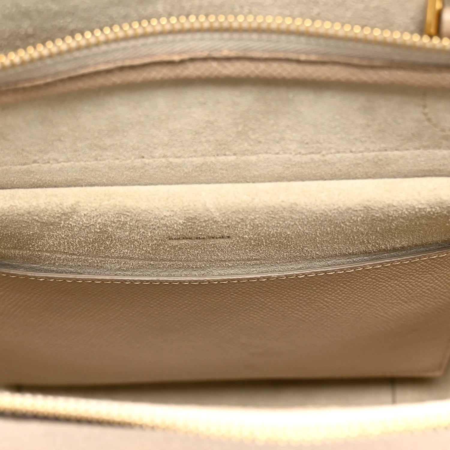 Grained Calfskin Micro Belt Bag Light Taupe