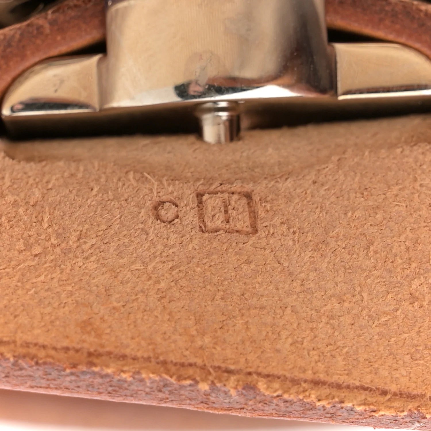 Toile Vache Calfskin Herbag 30 PM Naturel