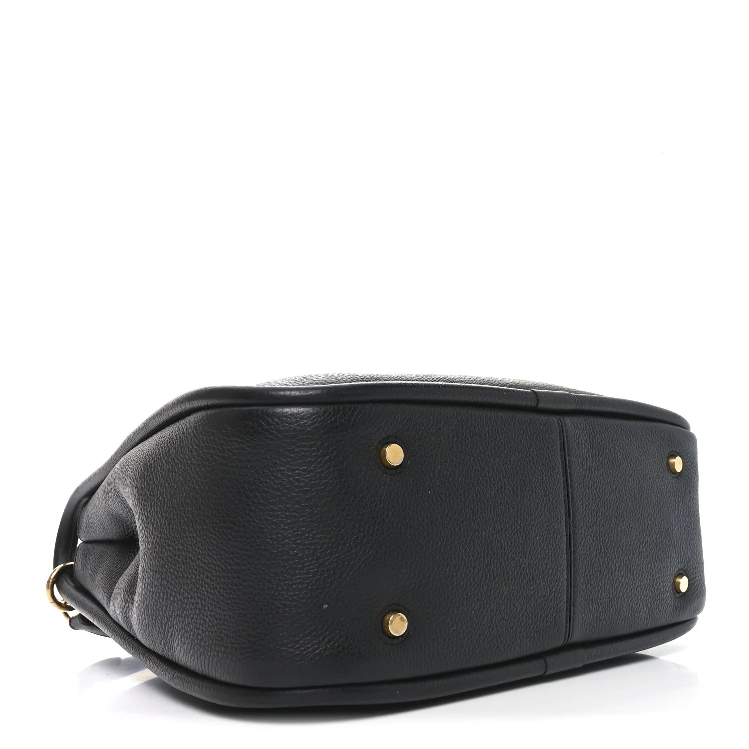 Small Classic Grain Calfskin Leighton Black