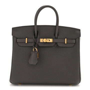 Togo Birkin 25 Gris Meyer
