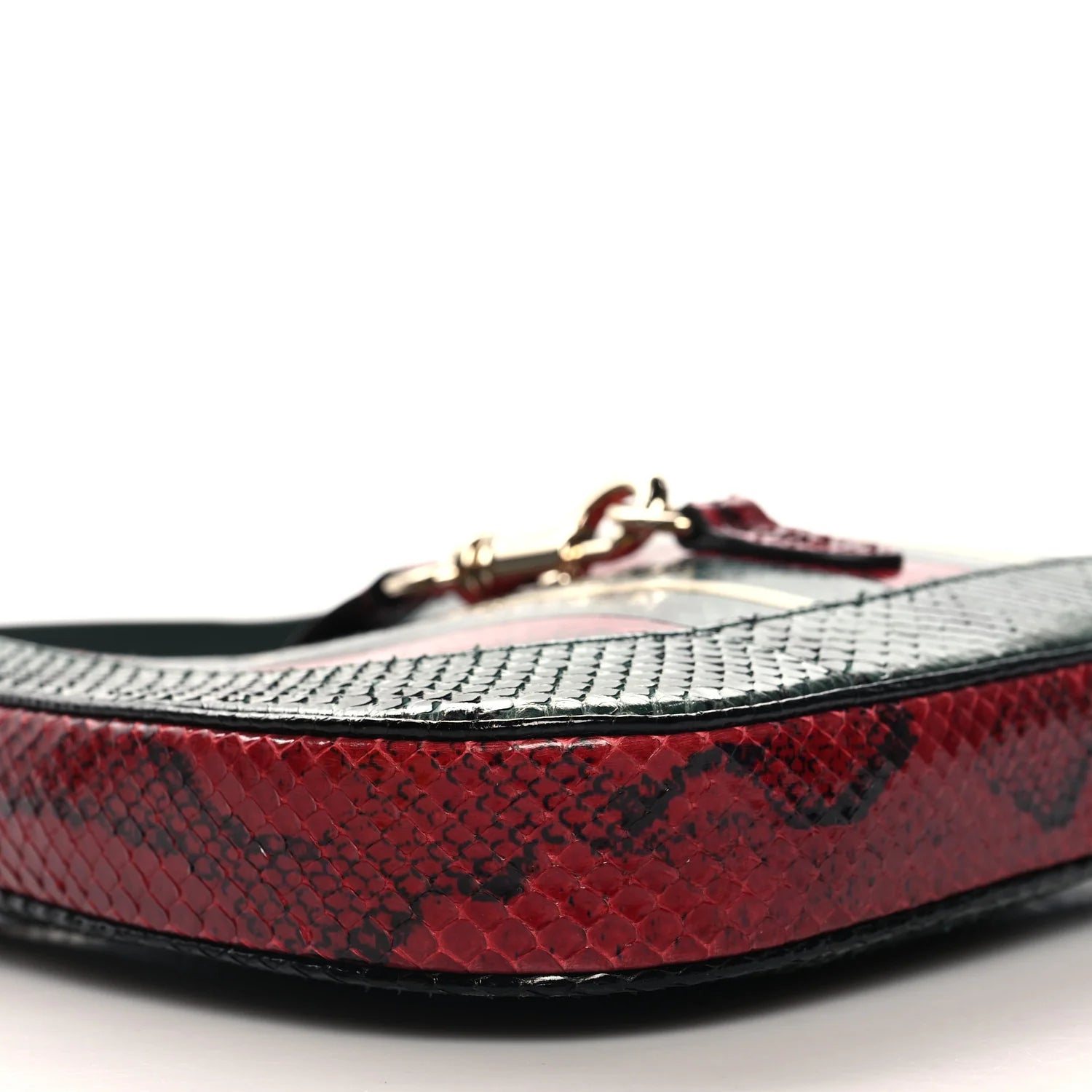 Snakeskin Web Small Jackie 1961 Hobo Green