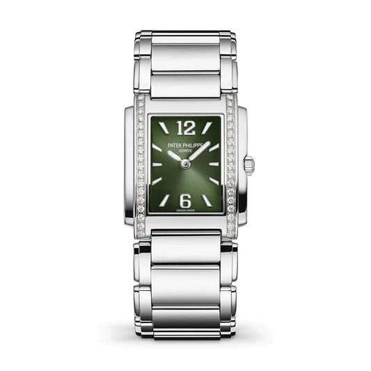 Twenty~4 Quartz Ladies Watch, Stainless Steel with 36 Diamond (~0.42 Ct), 25.1 X 30 Mm, Ref# 4910/1200A-011