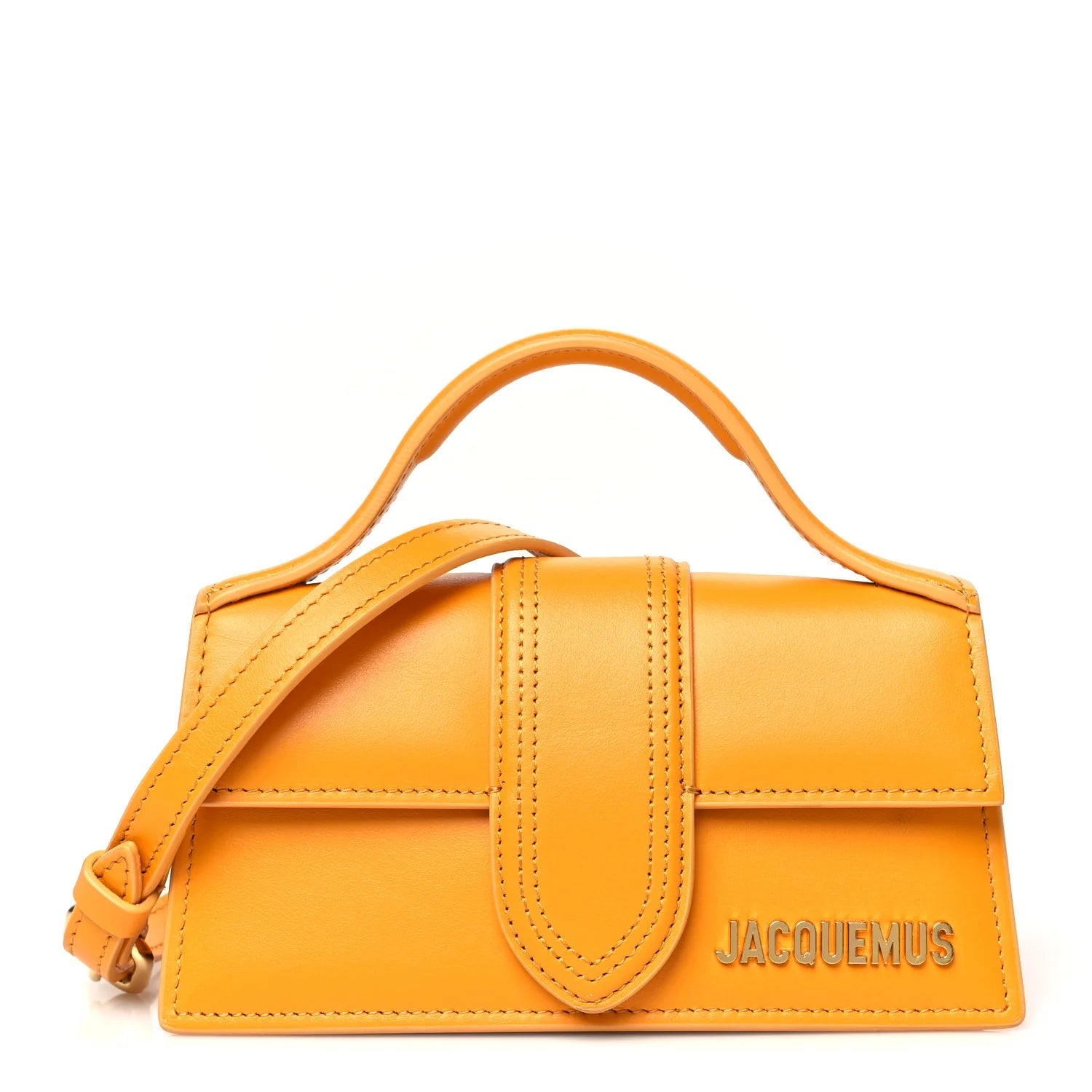 Smooth Calfskin Le Bambino Dark Orange