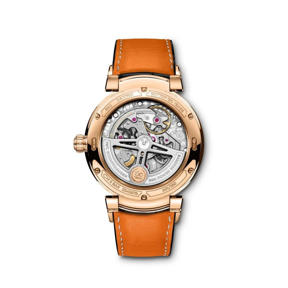 Unworn  Da Vinci Automatic “150 Years”, 18Kt Rose Gold, 40,4Mm, Ref# IW358103, Box and Papers