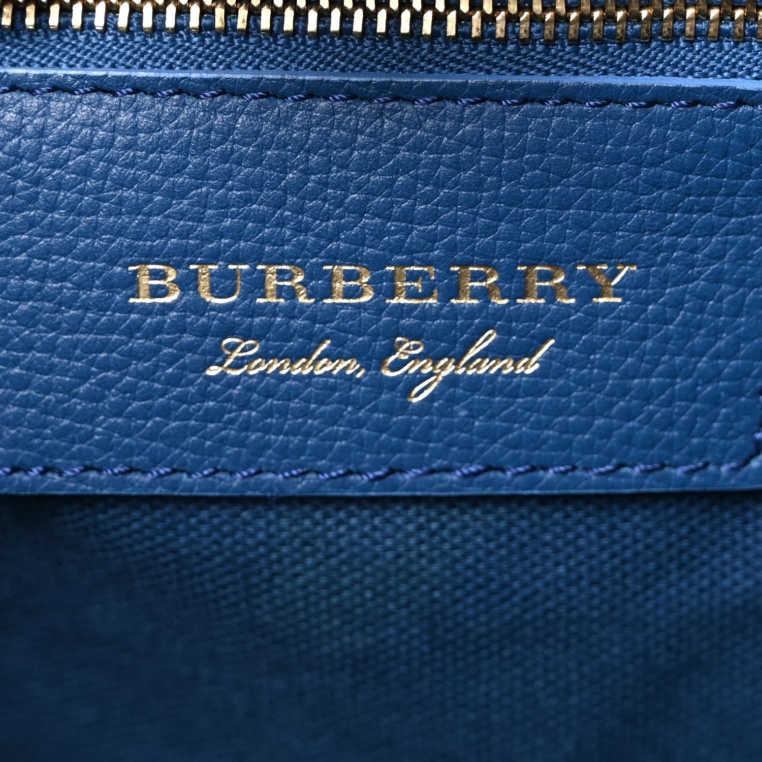 Haymarket Check Floral Print Small Canterbury Tote Mineral Blue Burnt Orange