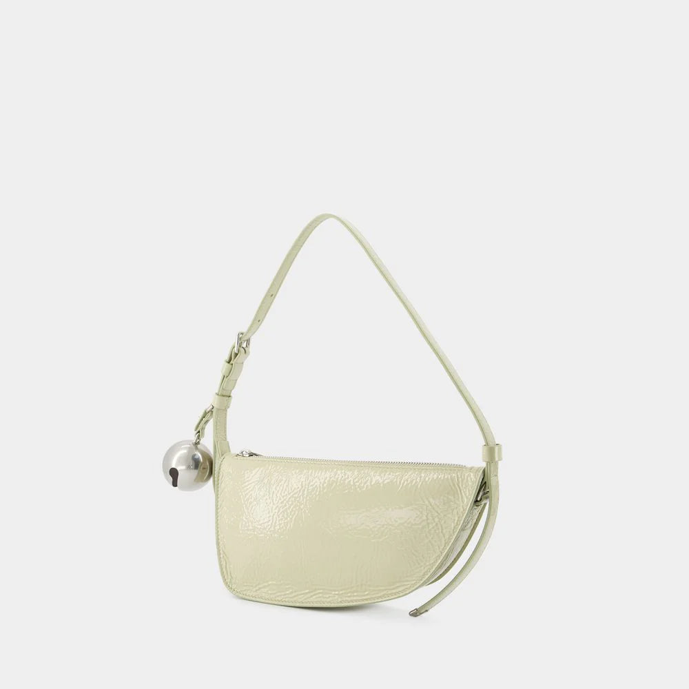 PASTEL GREEN LEATHER KNIGHT SMALL SHOULDER BAG