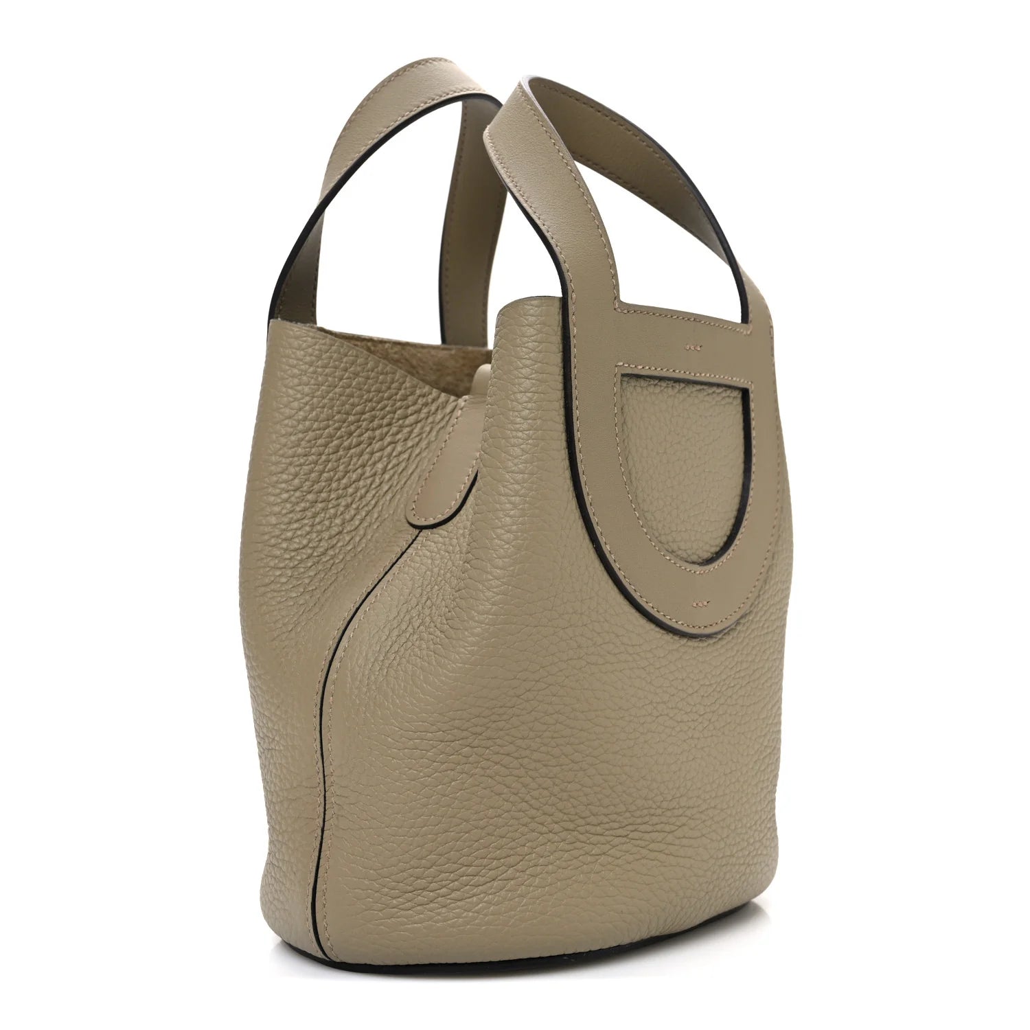 Taurillon Clemence Swift In-The-Loop 18 Bag Beige Marfa