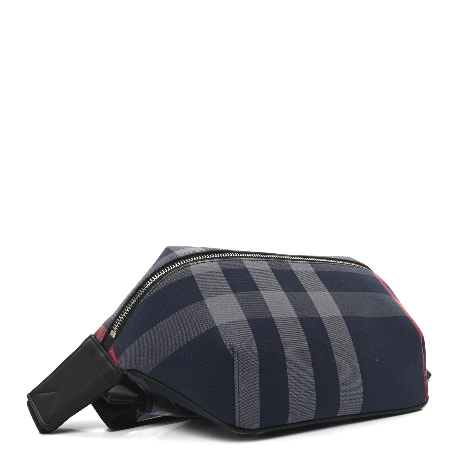 House Check Sonny Bum Bag Navy Grey