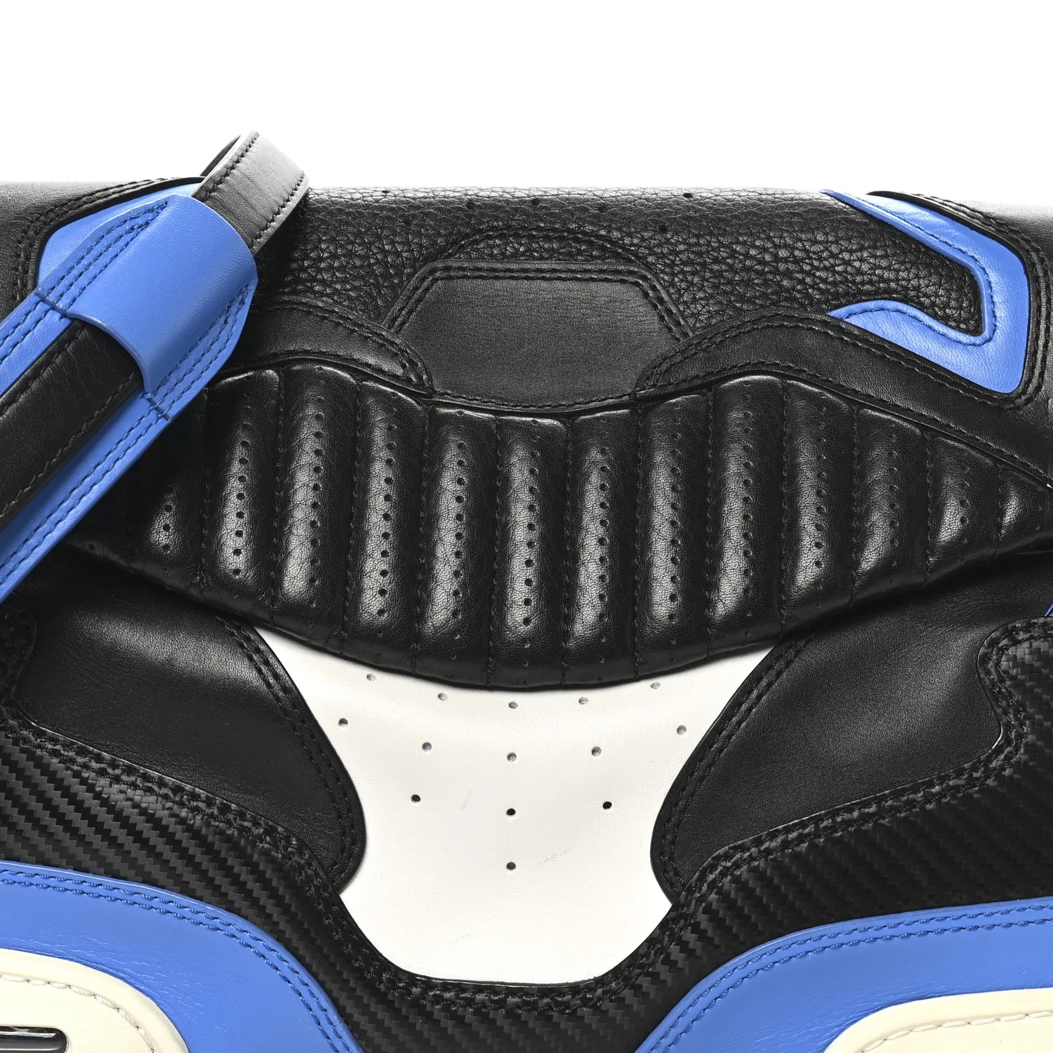 Perforated Calfskin Large Sneaker Sling Black Airforce