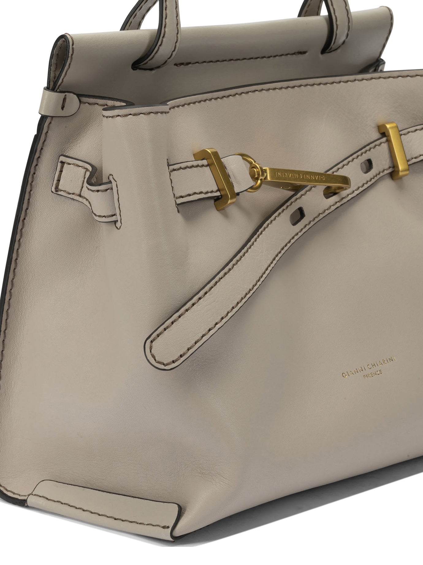 LINEN COW LEATHER CROSSBODY BAG