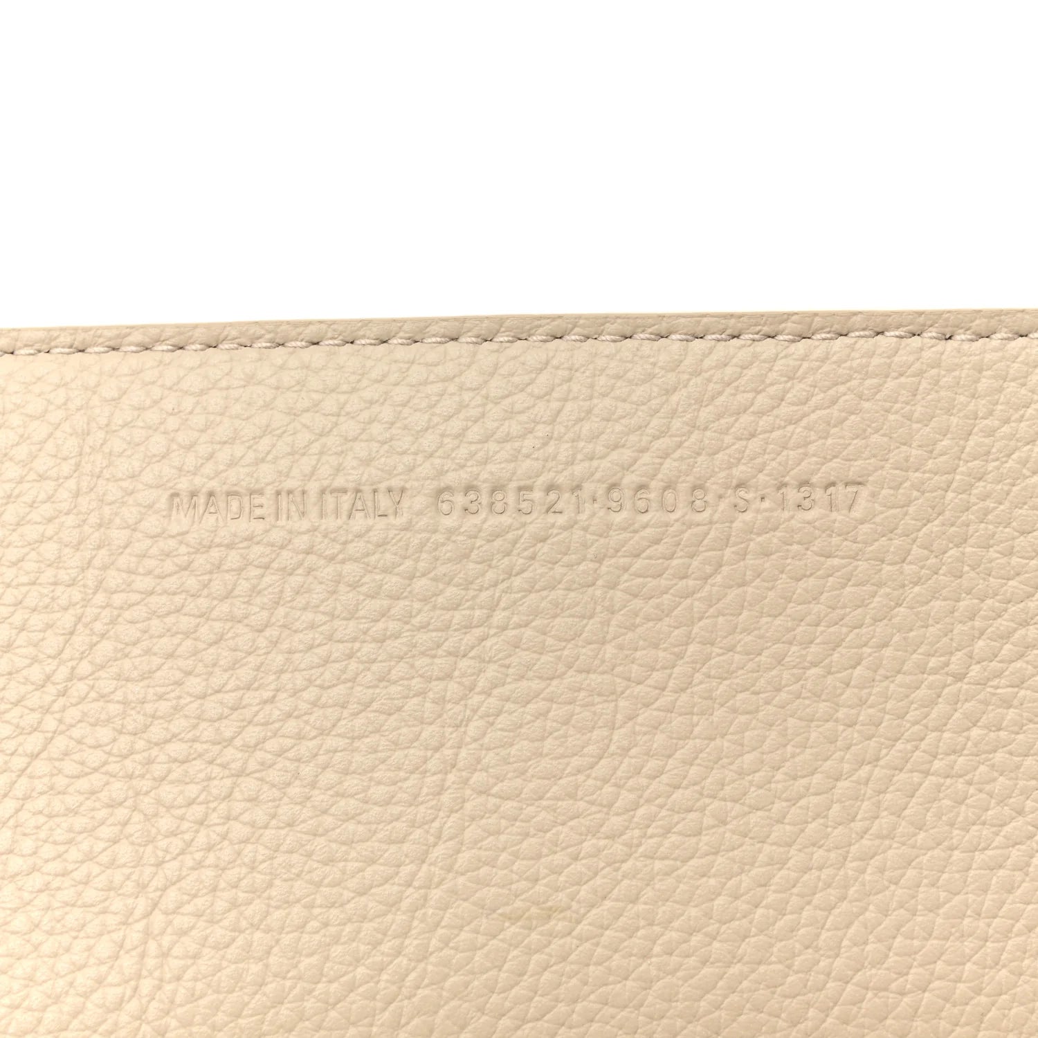 Grained Calfskin Neo Classic Silver Hardware S City Cream