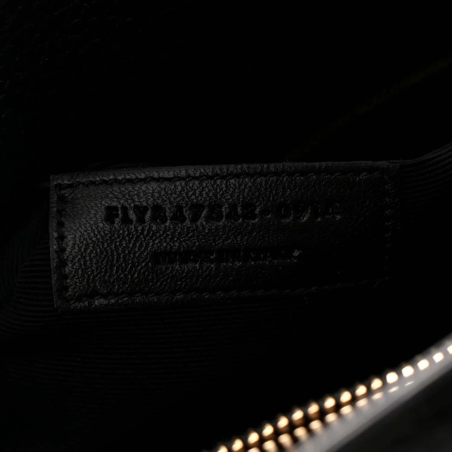 Grained Calfskin Large Sac De Jour Carryall Black