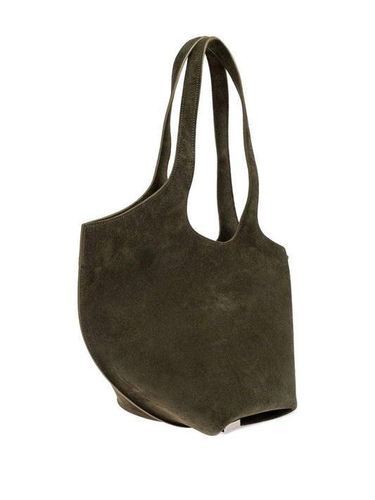 LA SCOOP MEDIUM LEATHER SHOULDER BAG