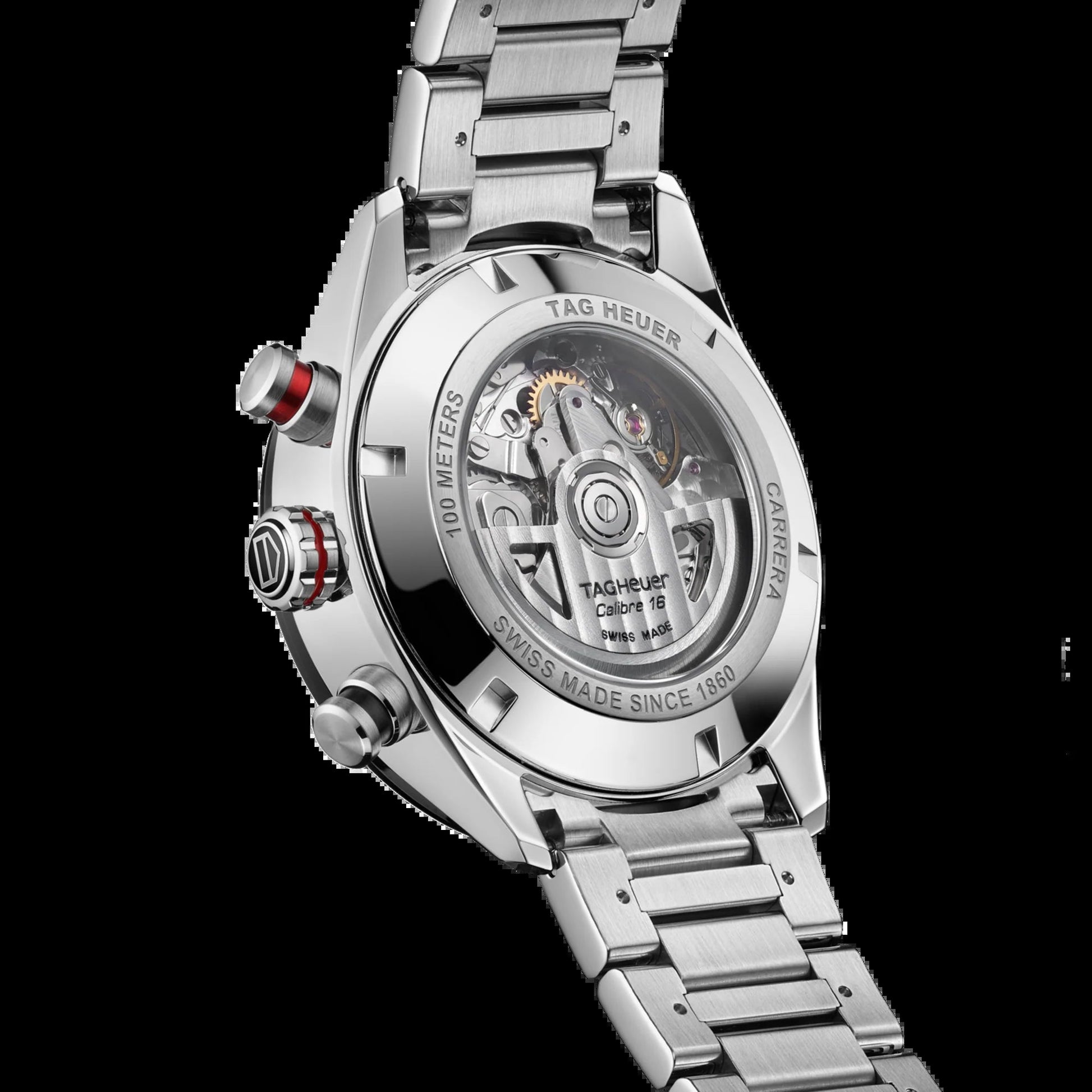 Unworn  Carrera Chronograph, Stainless Steel, 44Mm, Ref# CBN2A1AA.BA0643, Box & Papers