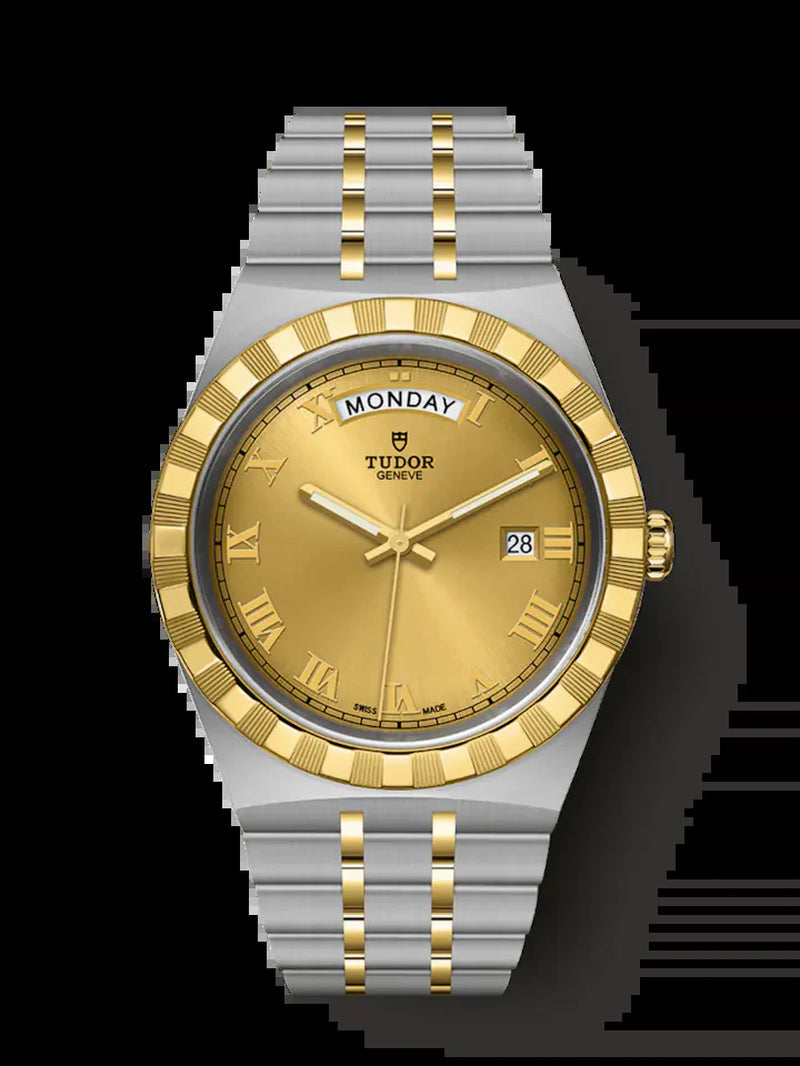 Royal, Stainless Steel and 18K Yellow Gold, 41Mm, Ref# M28603-0004