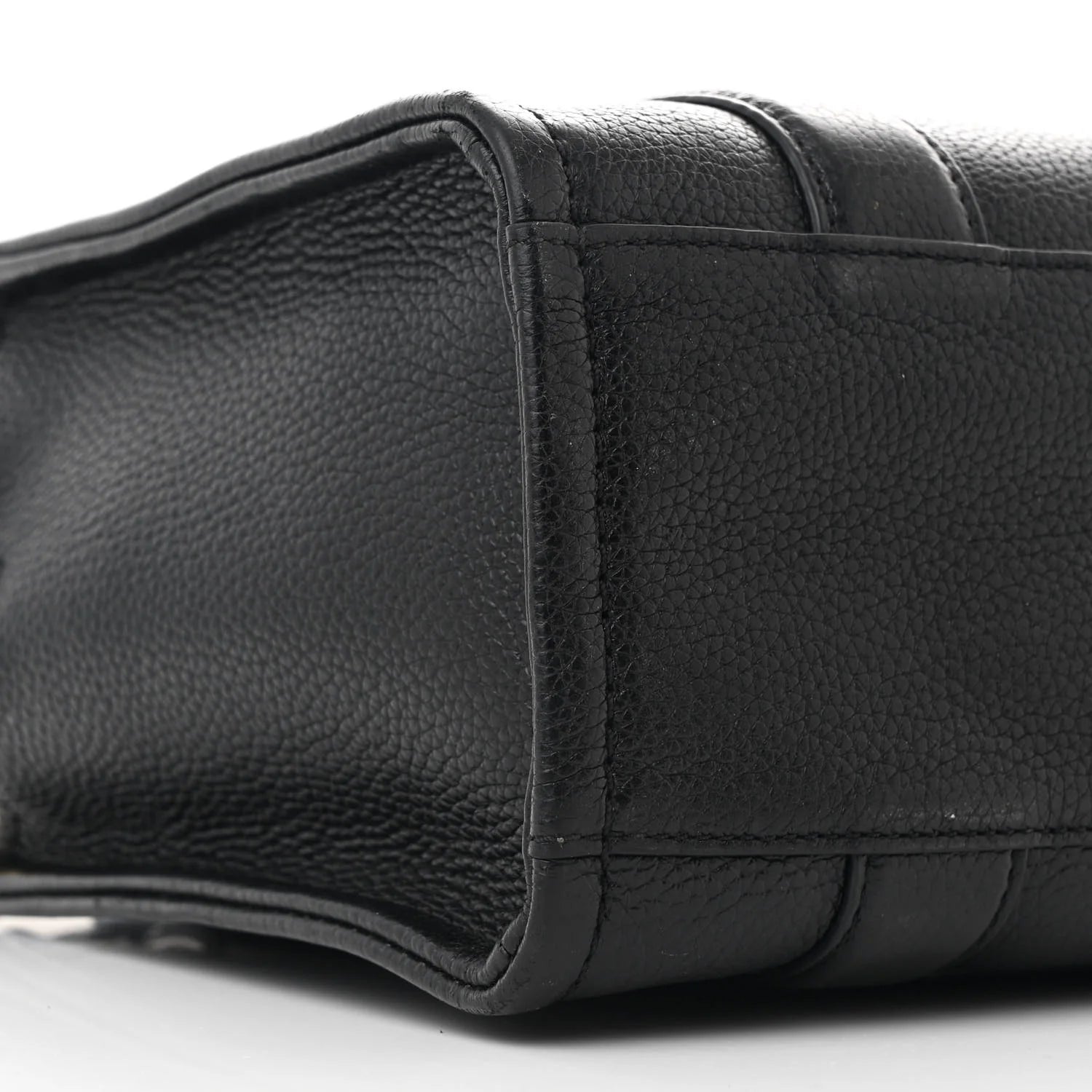 Grained Calfskin Small the Tote Bag Black