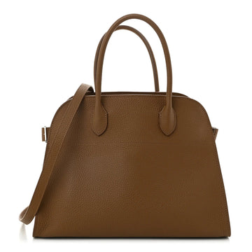 Matte Grained Calfskin Soft Margaux 12 Taupe