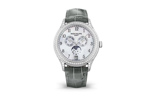 Complication, 18K White Gold Set with 388 Diamonds (~2,92 Ct), 38Mm, Annual Calendar Ref# 4948G-010