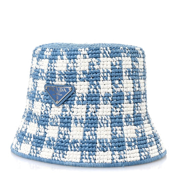 Yarn Raffia Effect Crochet Triangle Bucket Hat S Celeste