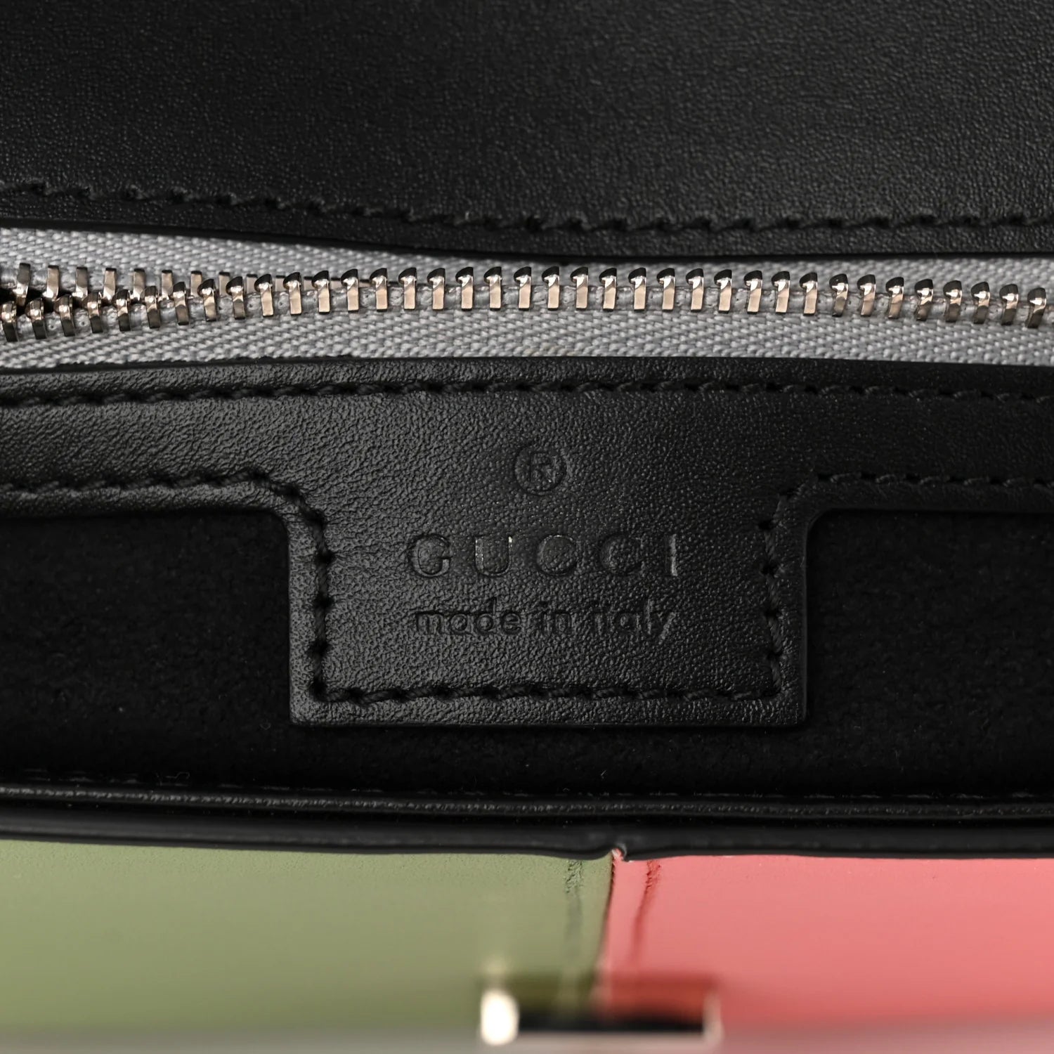 Senna Calfskin Petite GG Top Handle Shoulder Bag Mystic White Silver Multicolor