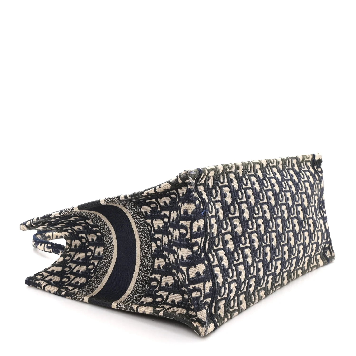 Oblique Medium Book Tote Blue Multicolor